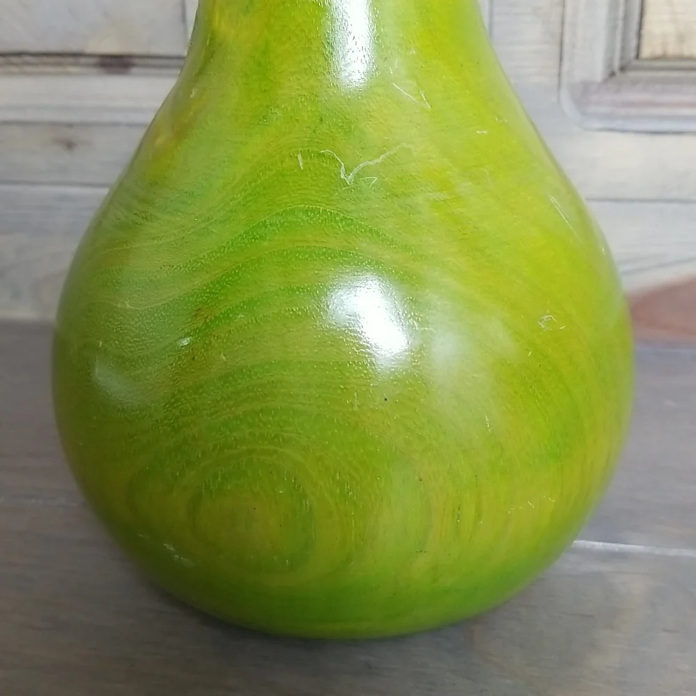 Wood Pear Decor